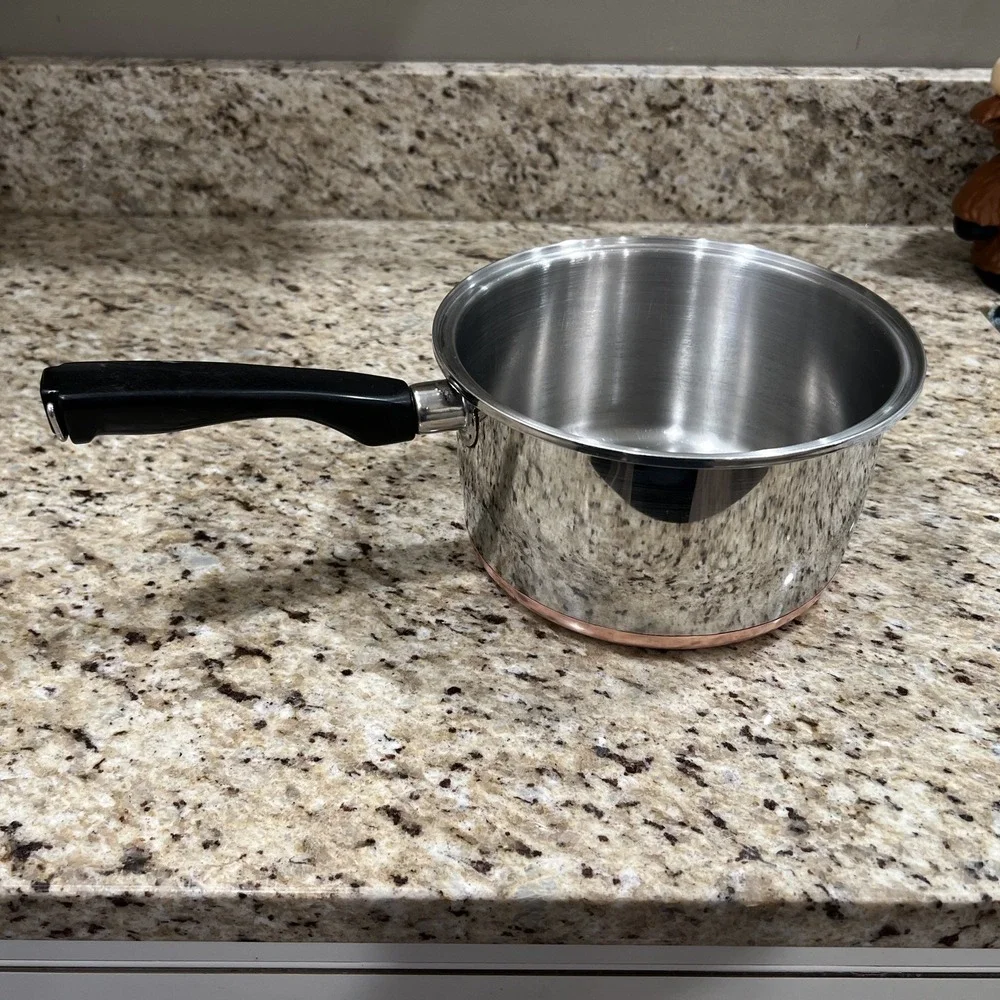 Vintage Sears Maid Of Honor Copper Bottom 2‎ Quart Pan No Lid